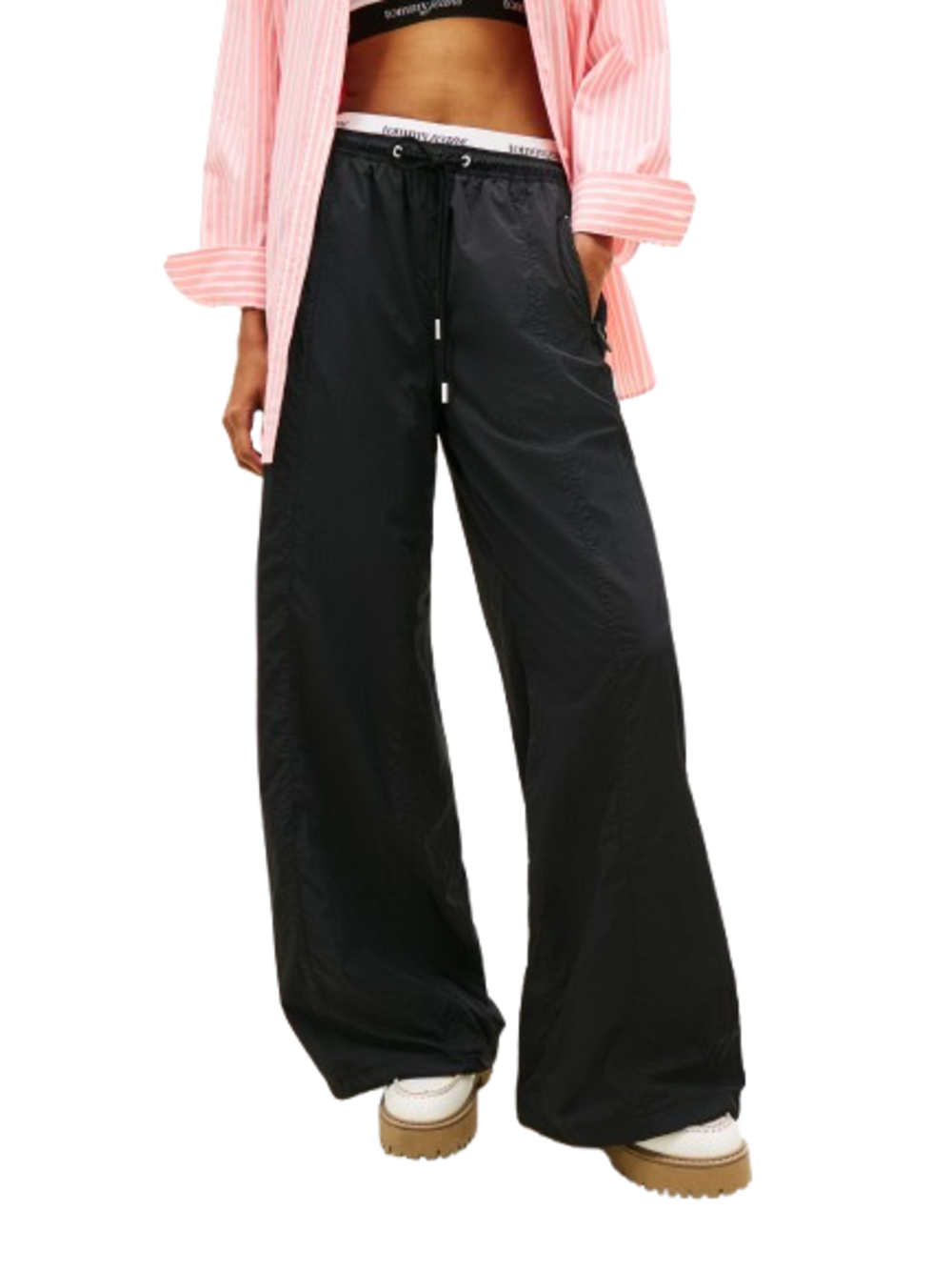 Tommy Hilfiger Tommy Hilfiger Pantalone Donna Mod. DW0DW22289 BDS Nero