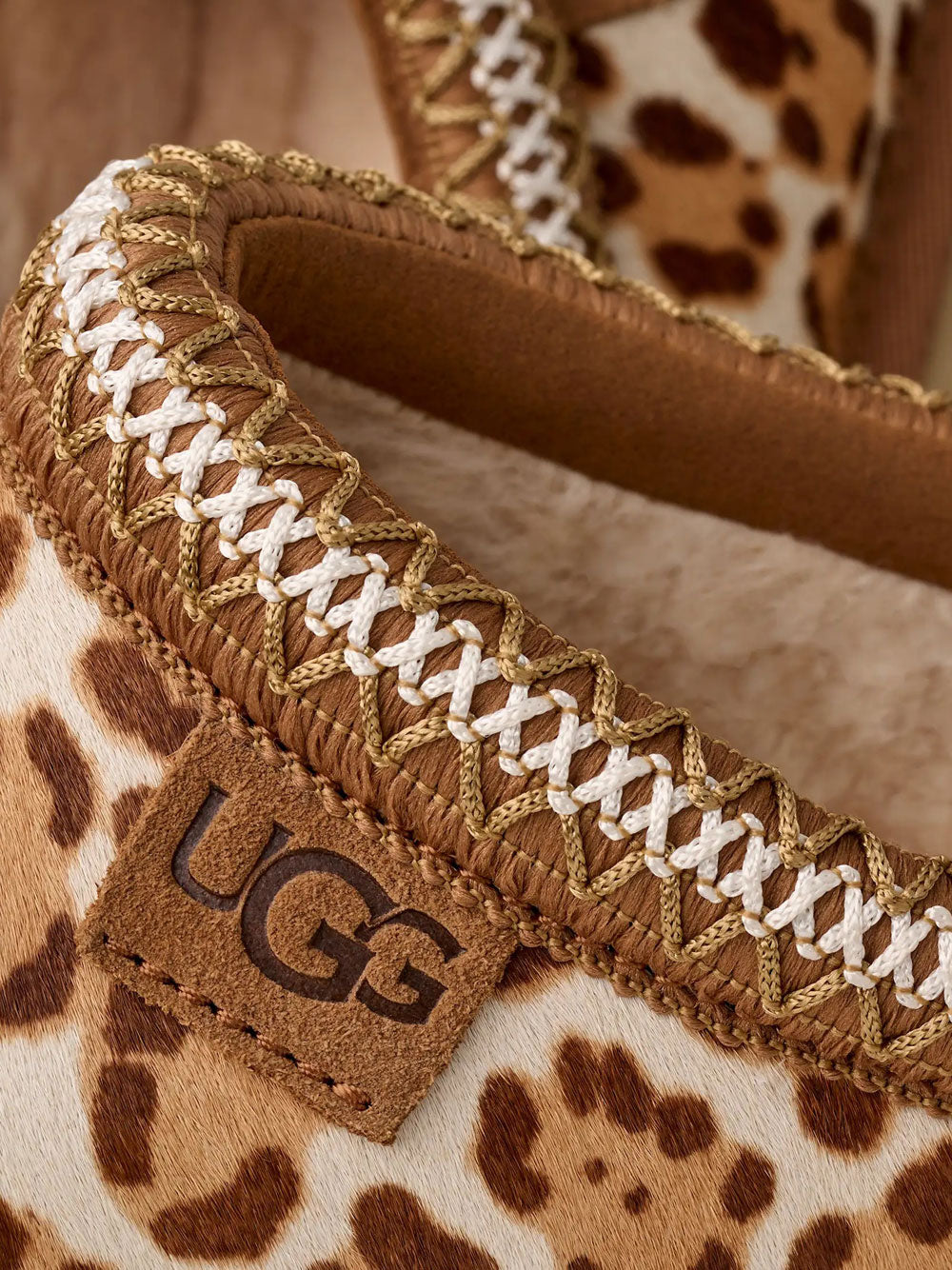 Ciabatte Ugg Tazz Plains da Donna - Maculato Marrone