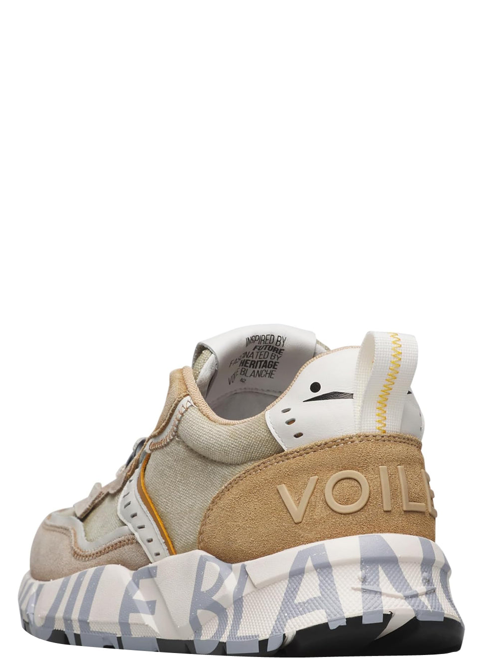 Voile Blanche Sneakers Uomo Mod. 0012017465-18 CLUB 01 1D52 Beige