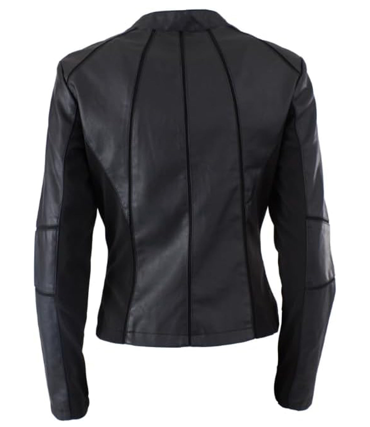 Yes Zee Giubbotto pelle Donna Mod. J405 G100 0801 Nero