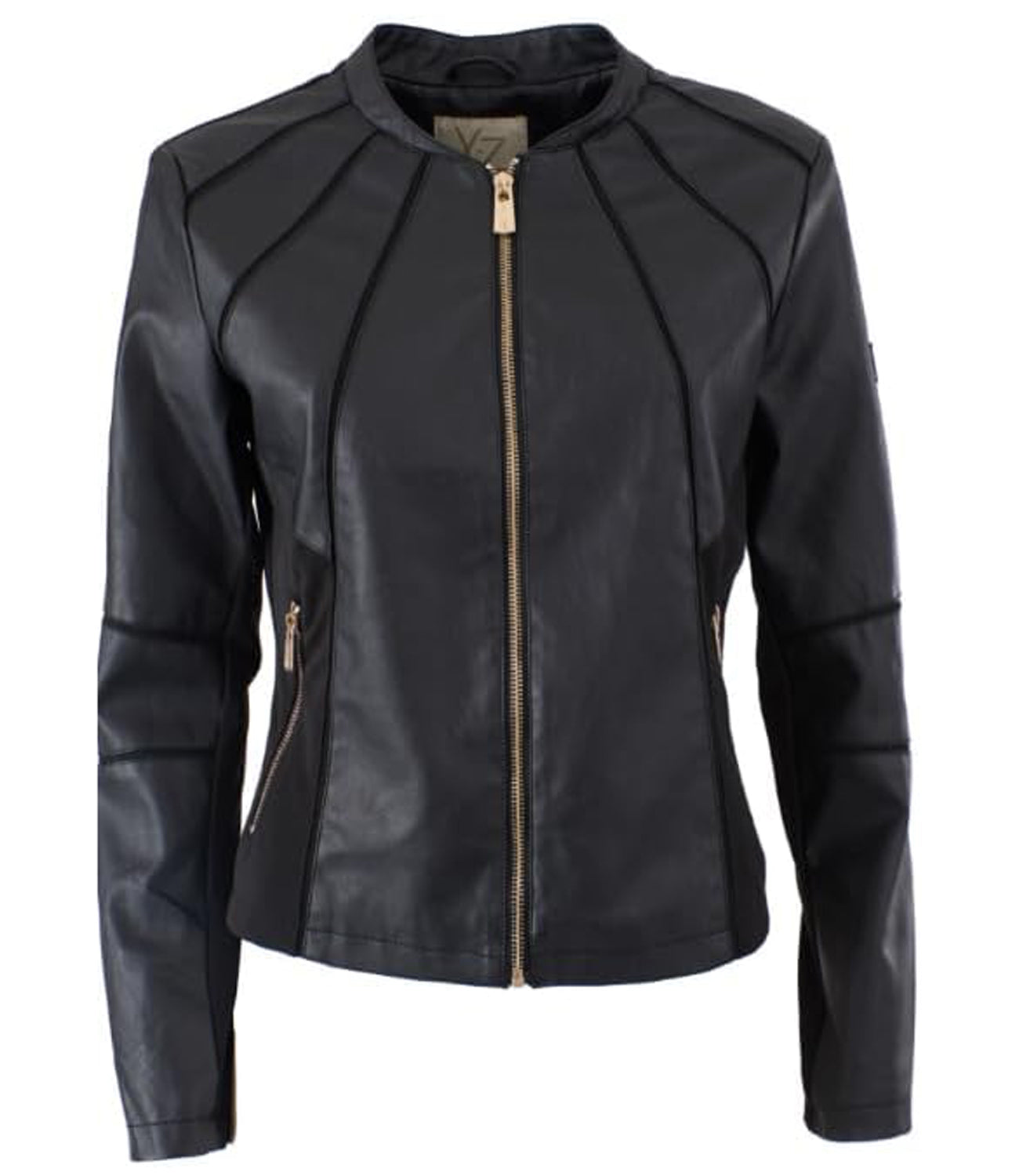 Yes Zee Giubbotto pelle Donna Mod. J405 G100 0801 Nero