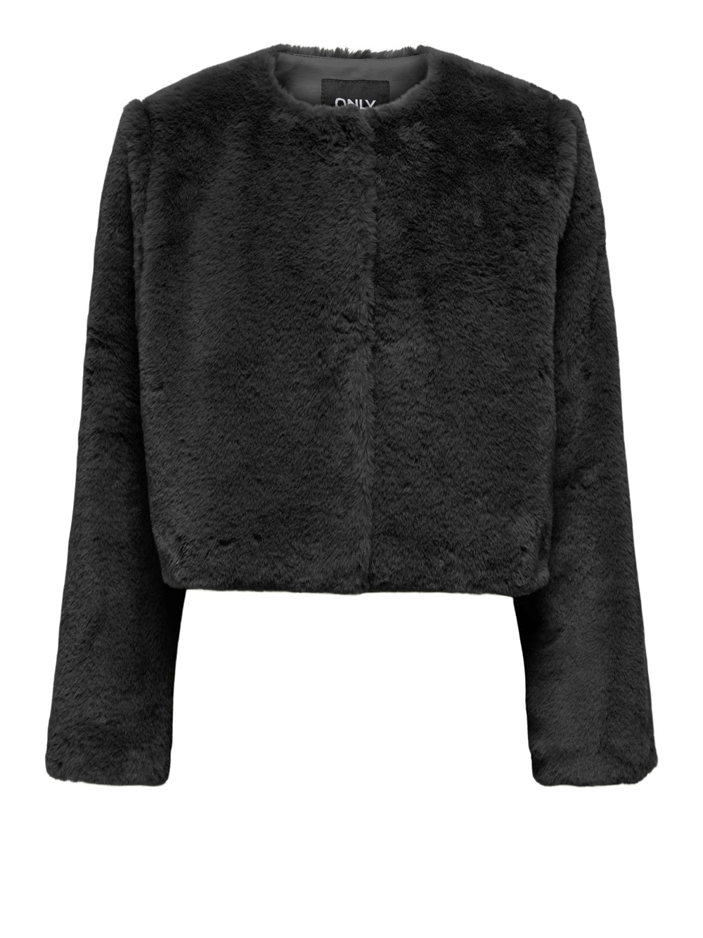 Only Ecopelliccia collo coreana Nero