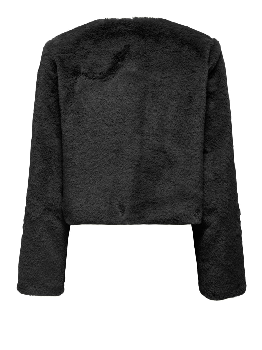 Only Ecopelliccia collo coreana Nero