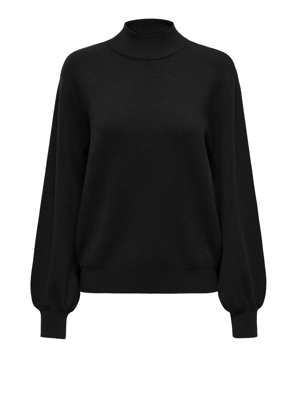 Only Pullover maglia collo alto Nero