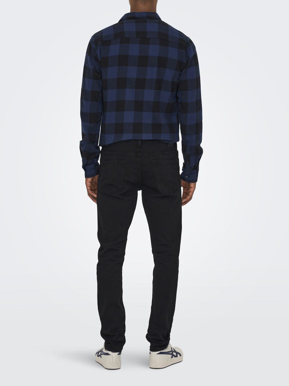 Only e Sons Jeans loom slim Nero