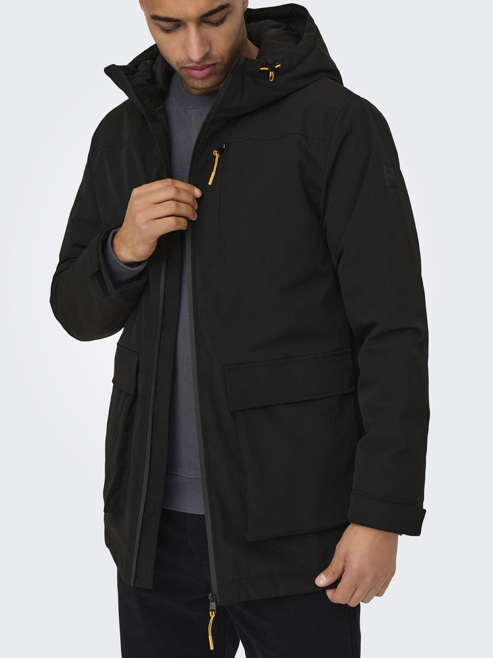 Only e Sons Parka athletic Nero