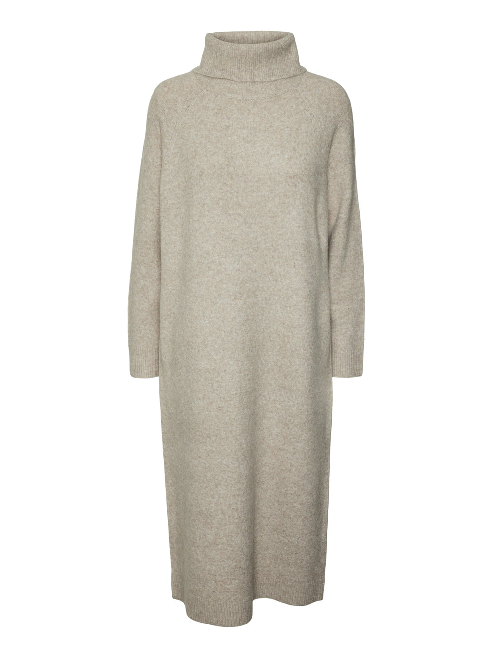 Vero Moda Abito in maglia collo alto Marwa natural melange Beige