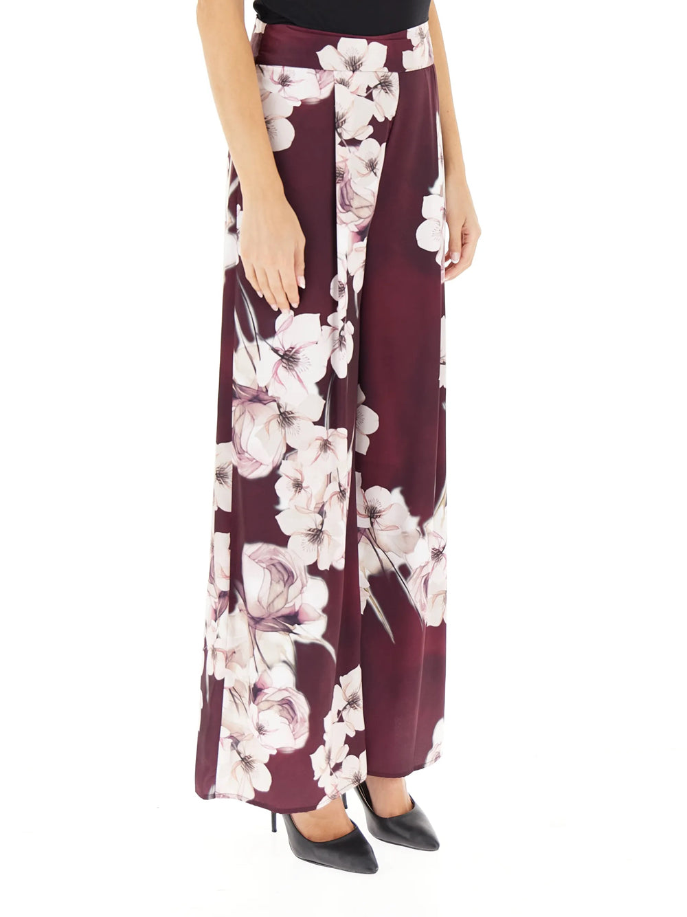 Rinascimento Pantaloni Baci bosel fantasia floreale