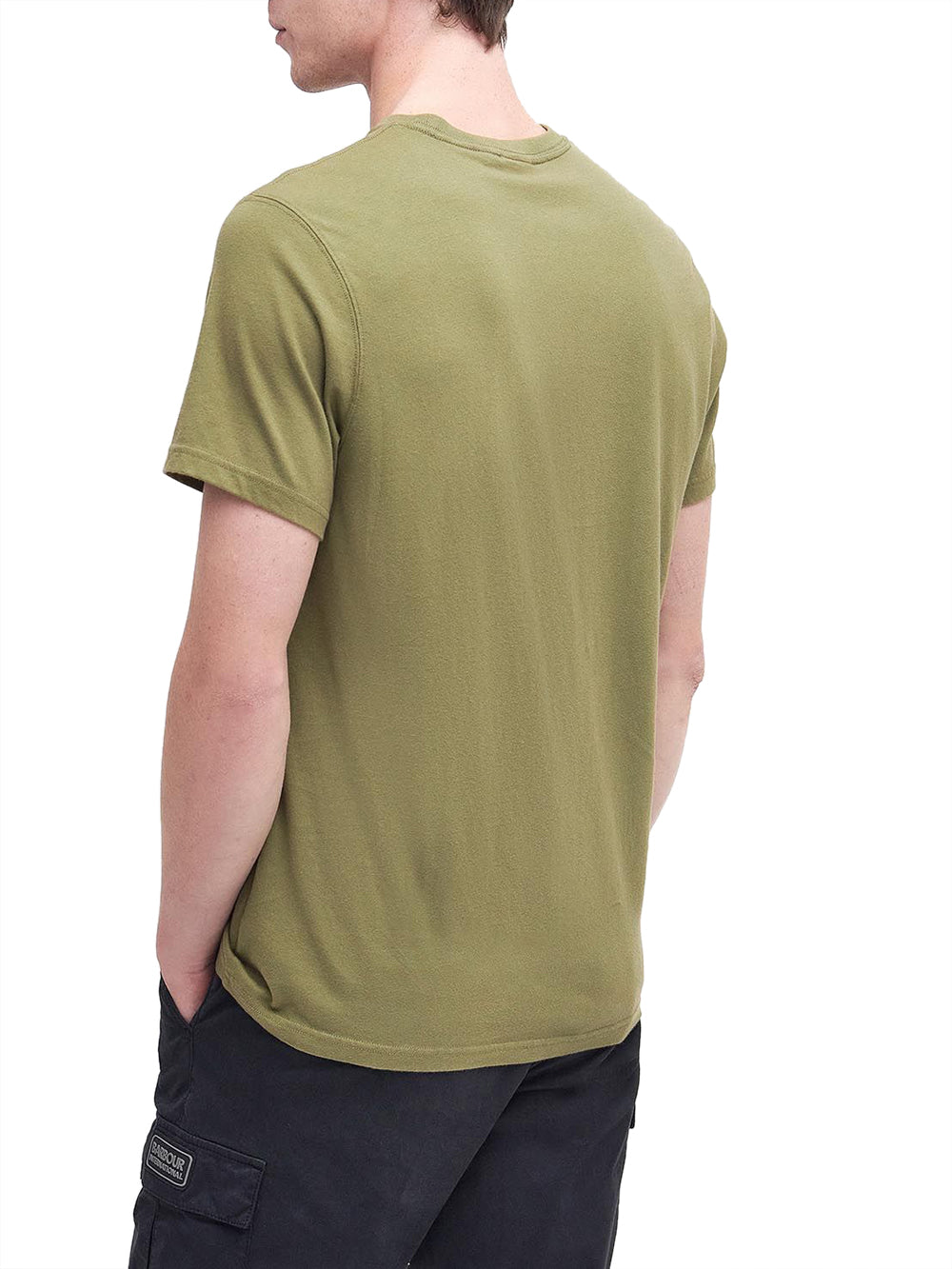 Barbour T-shirt socket con stampa Verde
