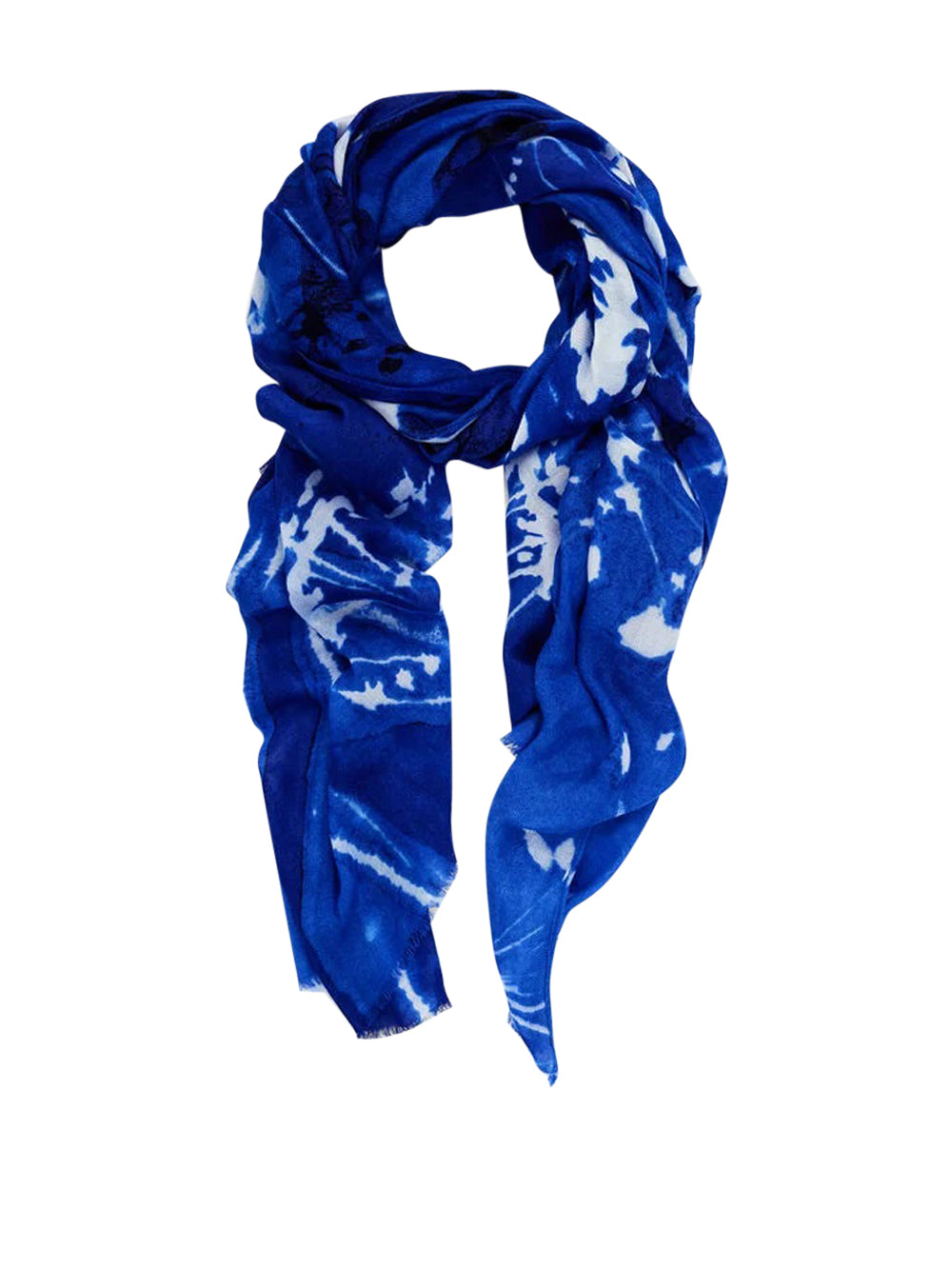 Desigual Foulard rettangolare sfumato Blu