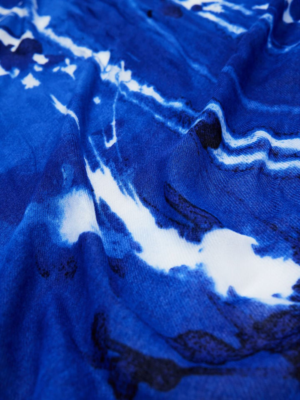 Desigual Foulard rettangolare sfumato Blu