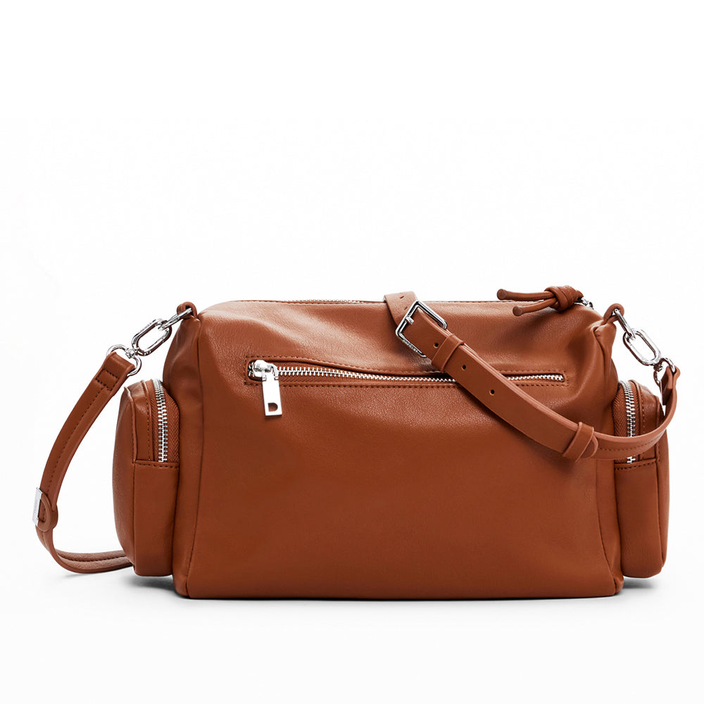 Desigual Borsa half haban camel Marrone