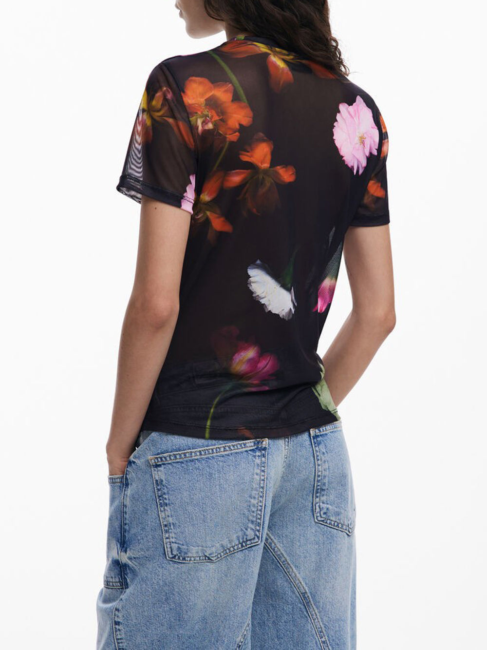 Desigual T-shirt des moines in tulle Multicolore