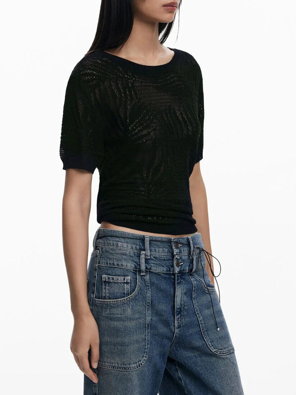 Desigual T-shirt Sacramento traforata Multicolore