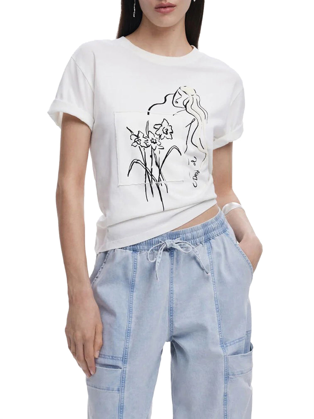Desigual T-shirt Paraguay Bianco