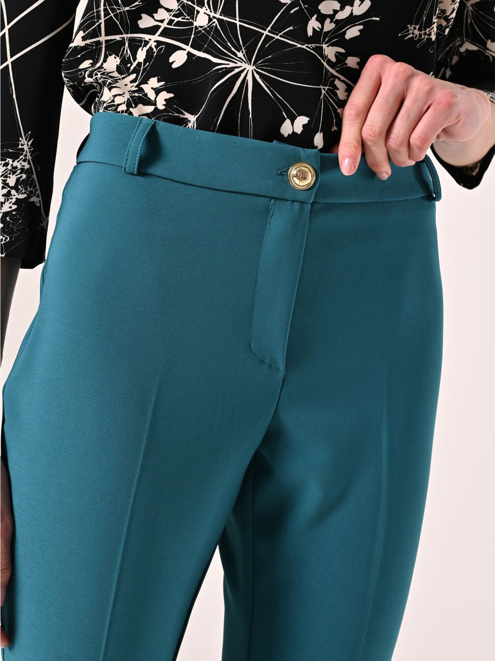 Rinascimento Pantaloni a sigaretta Verde