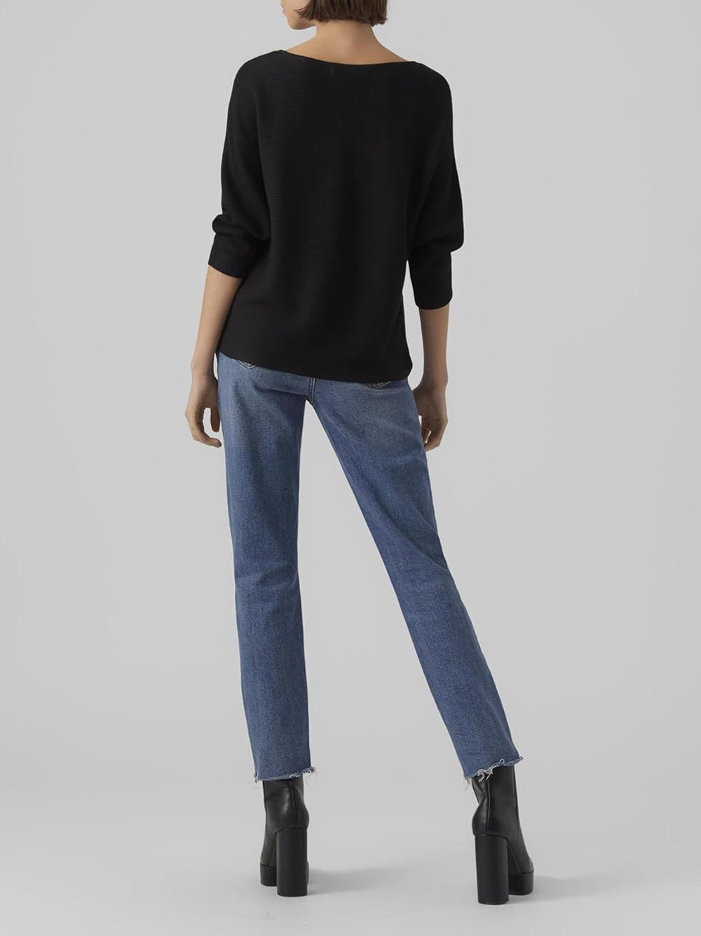 Vero Moda Blusa Nora manica 3/4 Nero