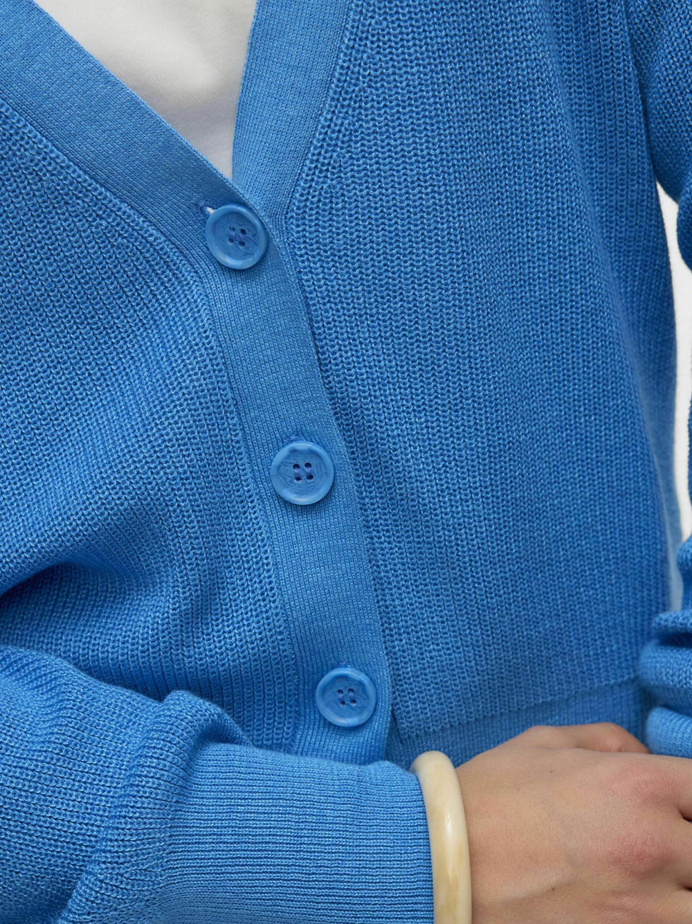 Vero Moda Cardigan aperto con bottoni Celeste