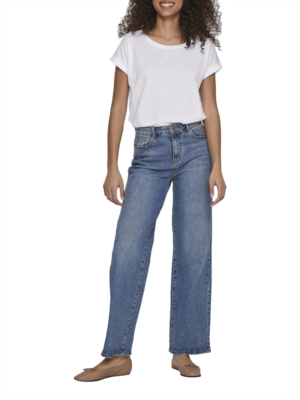 Vila T-shirt basic Dreamers Bianco