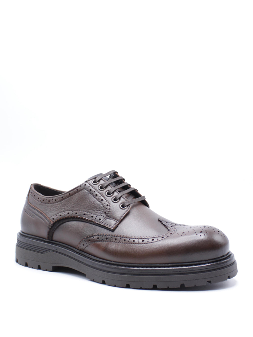 AMBITIOUS Scarpe Stringate duilio Uomo - Testa di moro modello 13699-7129AM Marrone