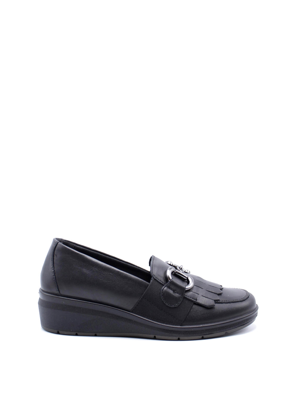 ENVAL SOFT Mocassini con zeppa Donna - modello 6763200 Nero