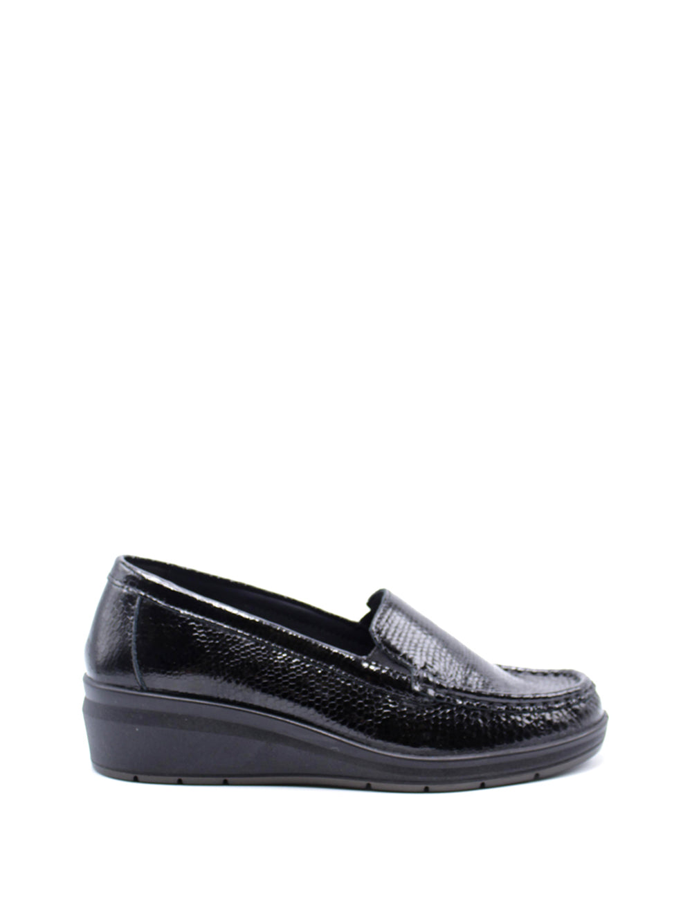 ENVAL SOFT Mocassini con zeppa Donna - modello 6763311 Nero