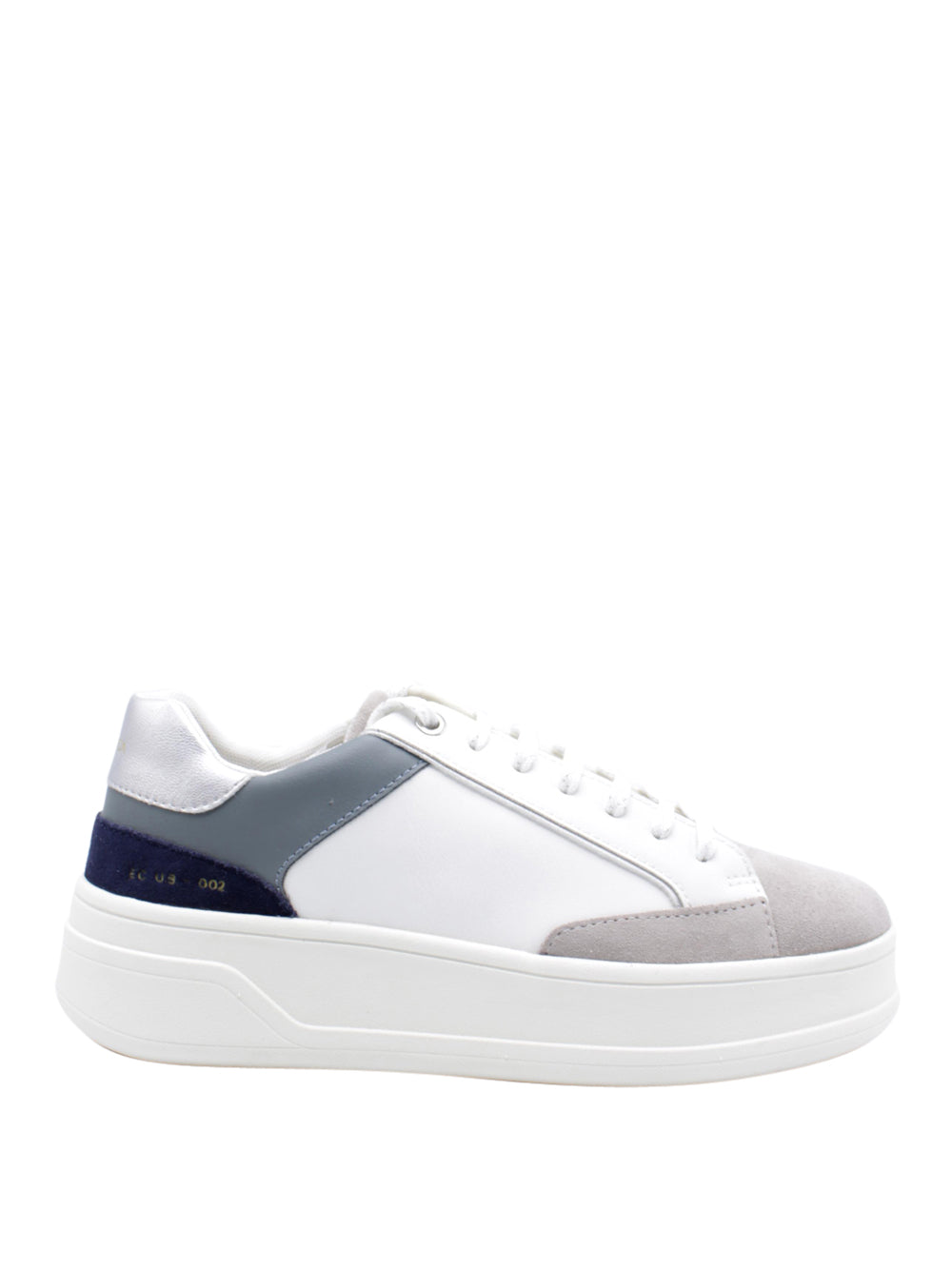 GEOX Sneakers platform Donna - modello D46WVE Bianco