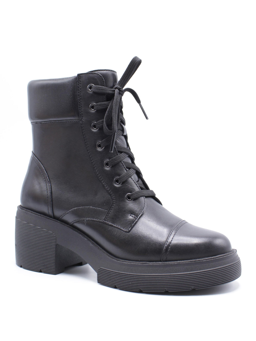 GEOX Stivaletti con tacco Donna - modello D46WWB Nero