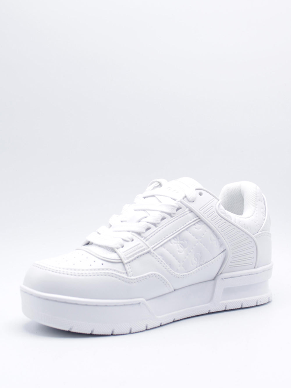 GUESS Sneakers platform Donna - modello FLFCLEELE12 Bianco