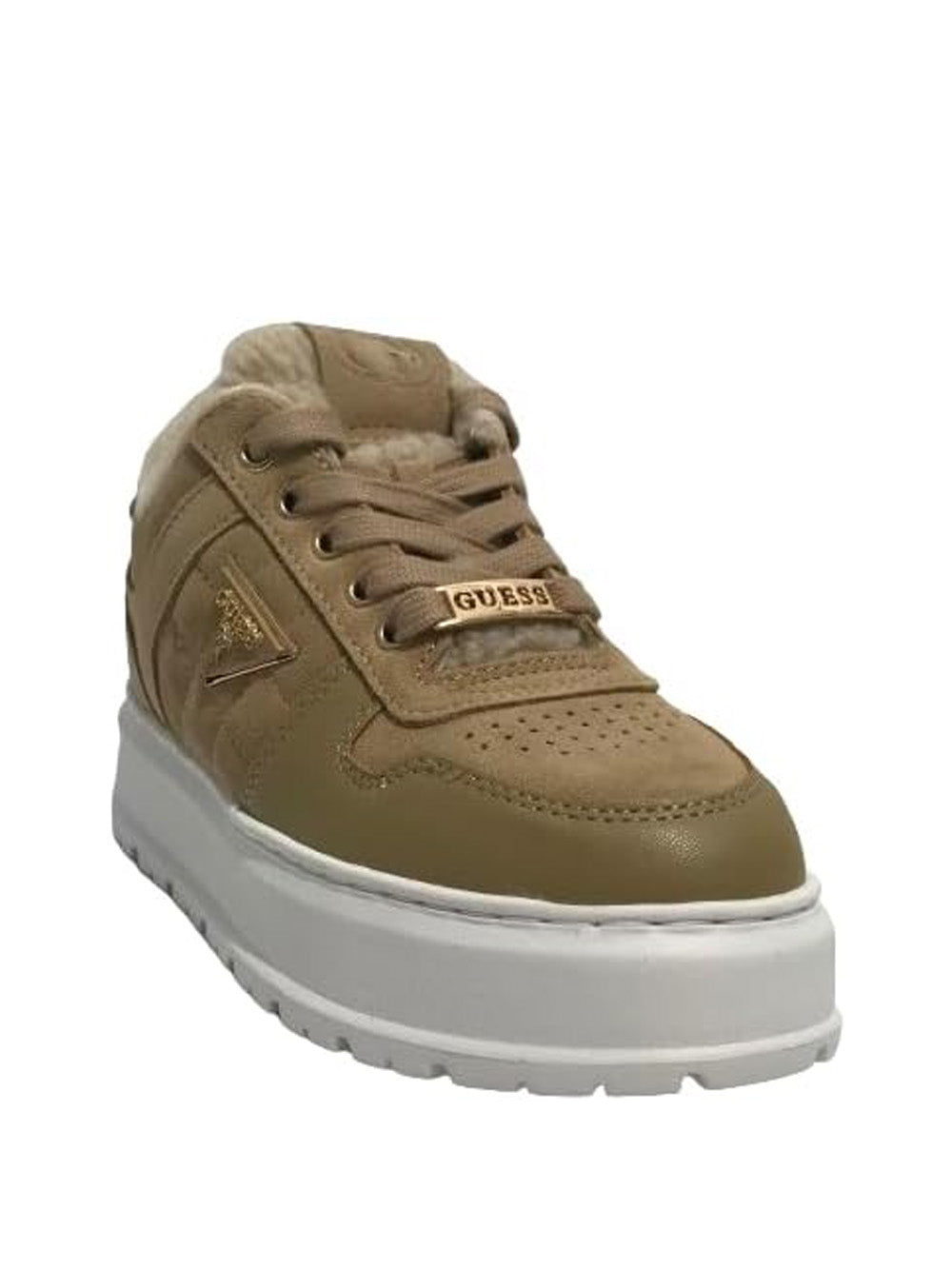 GUESS Sneakers platform Donna - modello FLFTERSUE12 Beige