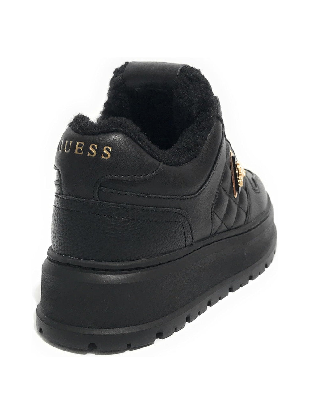 GUESS Sneakers platform Donna - modello FLFTRRELE12 Nero