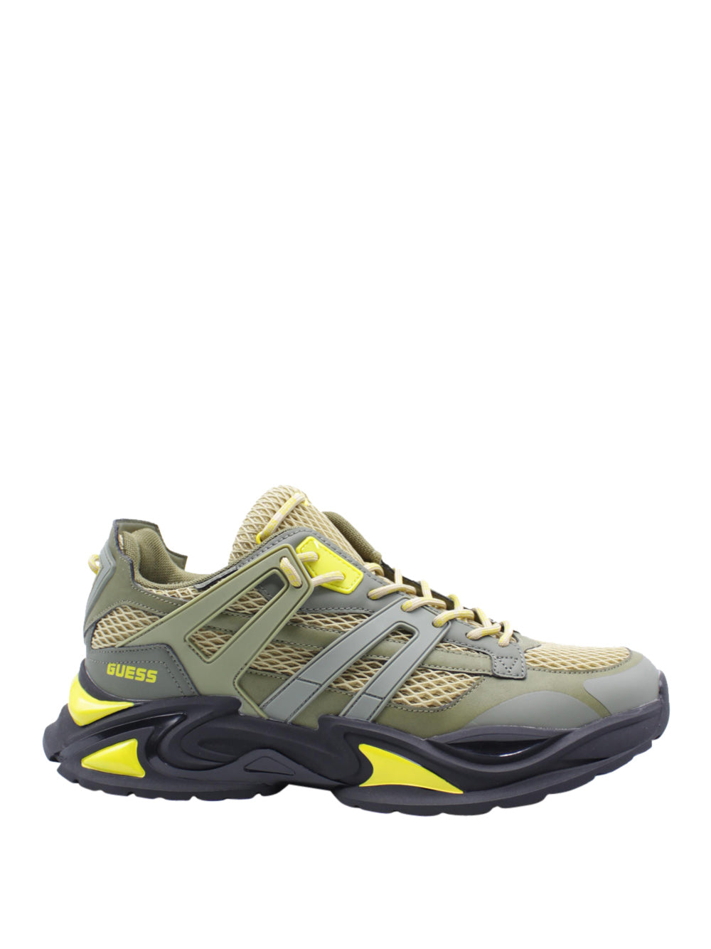 GUESS Sneakers Uomo - modello FMJBELELL12 Verde