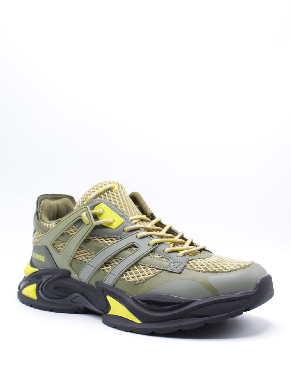 GUESS Sneakers Uomo - modello FMJBELELL12 Verde