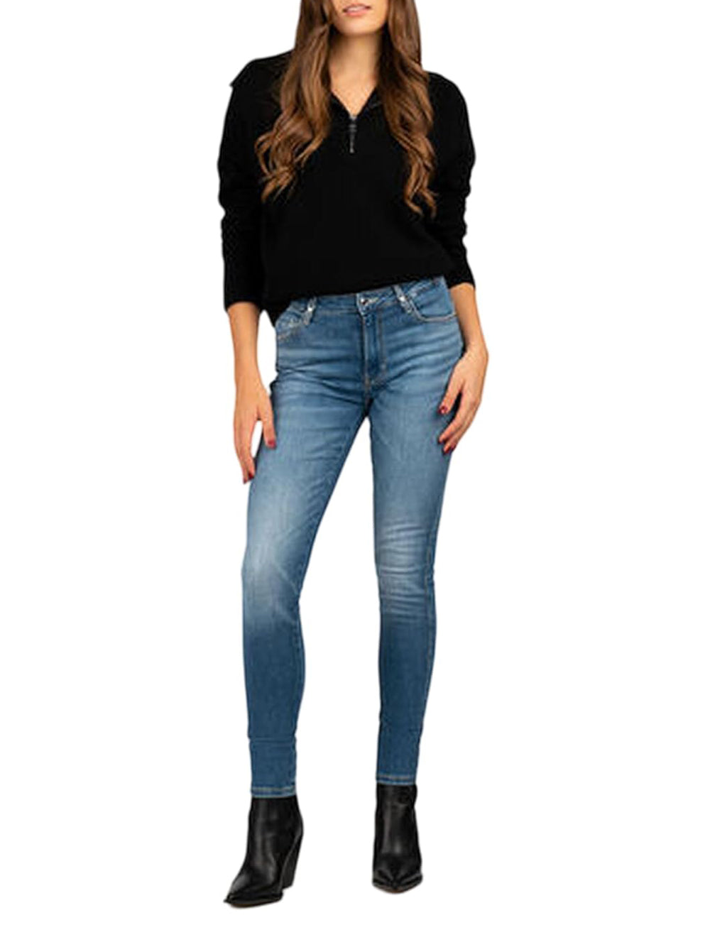 GUESS Pantalone Donna - modello W4BAJ3D592C Blu