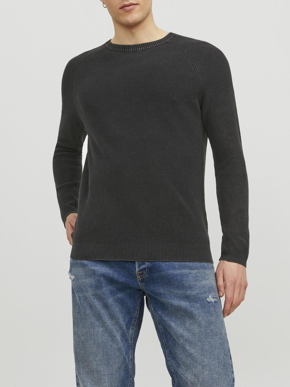 Jack e Jones JACK&JONES Maglione Uomo - Antracite modello 12236815 Grigio