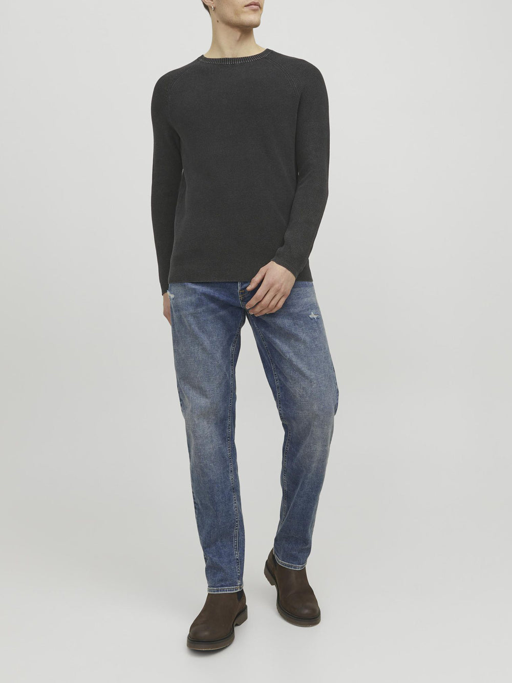 Jack e Jones JACK&JONES Maglione Uomo - Antracite modello 12236815 Grigio