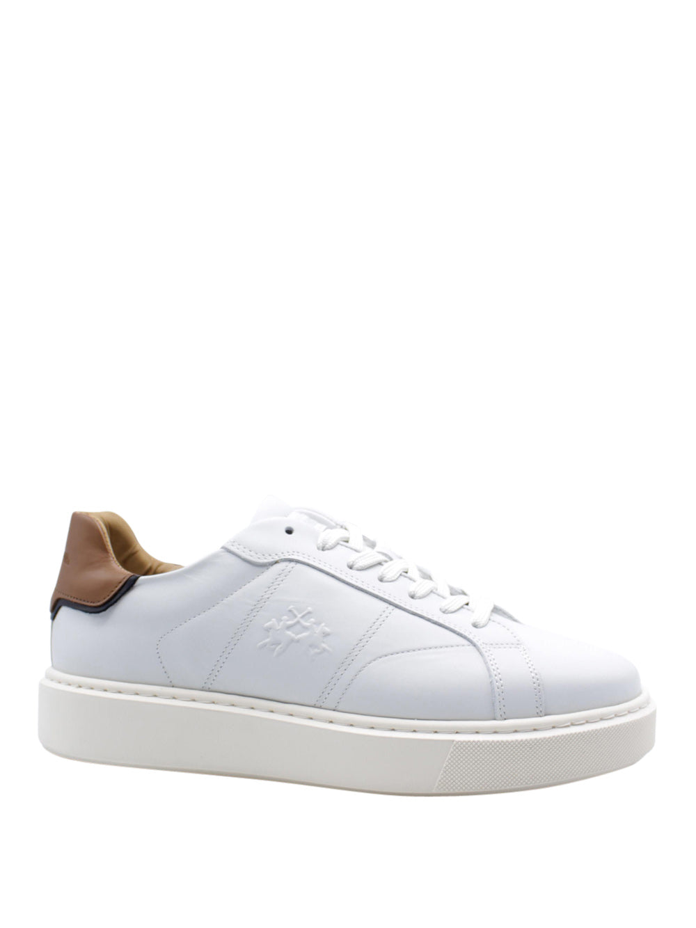 LA MARTINA Sneakers plantare estraibile Uomo - modello LFM2420013000 Bianco