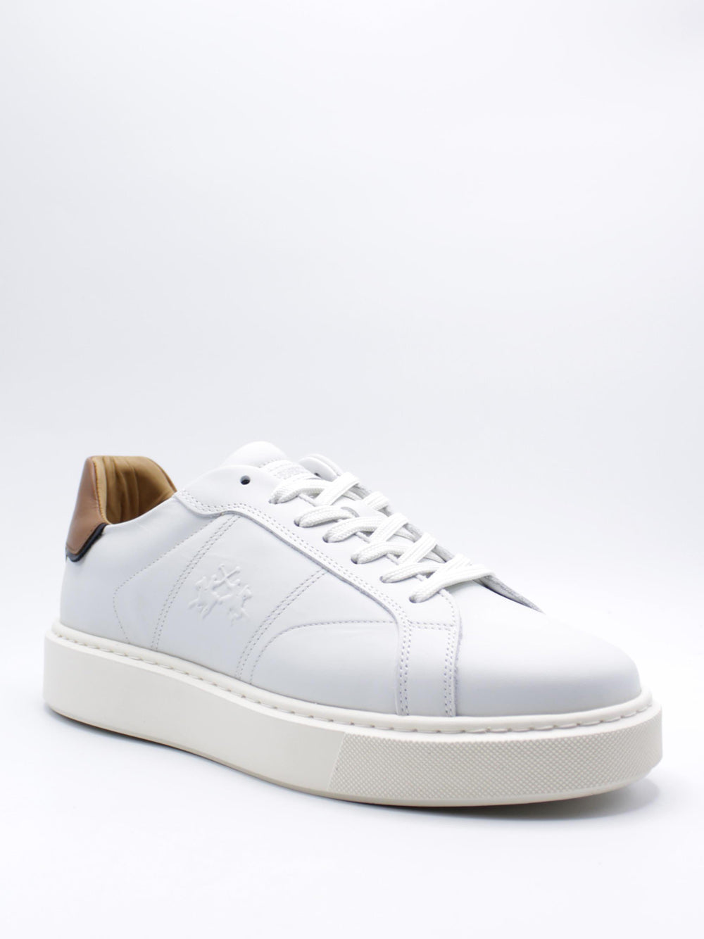 LA MARTINA Sneakers plantare estraibile Uomo - modello LFM2420013000 Bianco