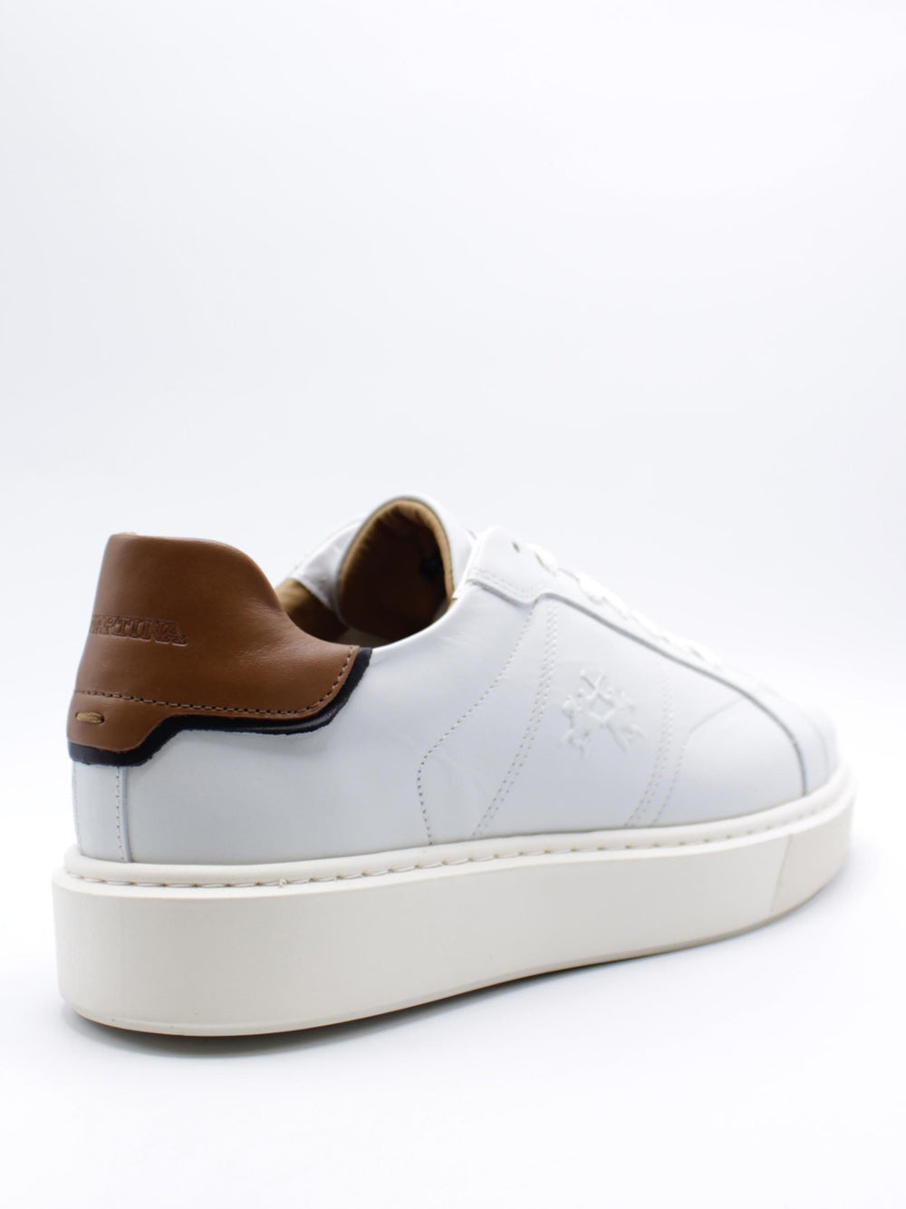 LA MARTINA Sneakers plantare estraibile Uomo - modello LFM2420013000 Bianco