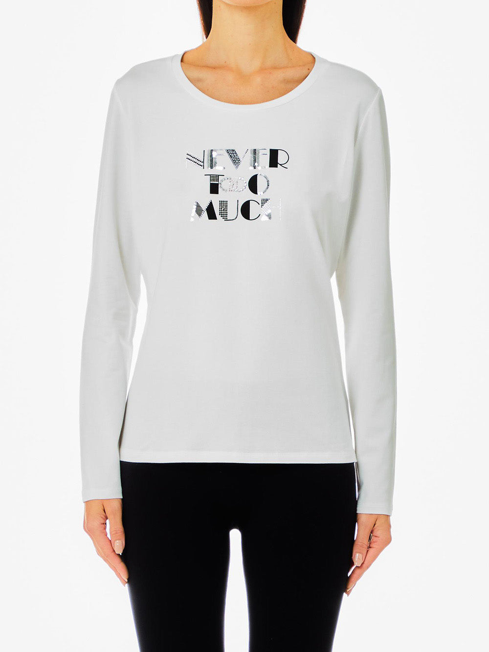 LIU.JO Maglia Donna - modello TF4210J0088 Bianco
