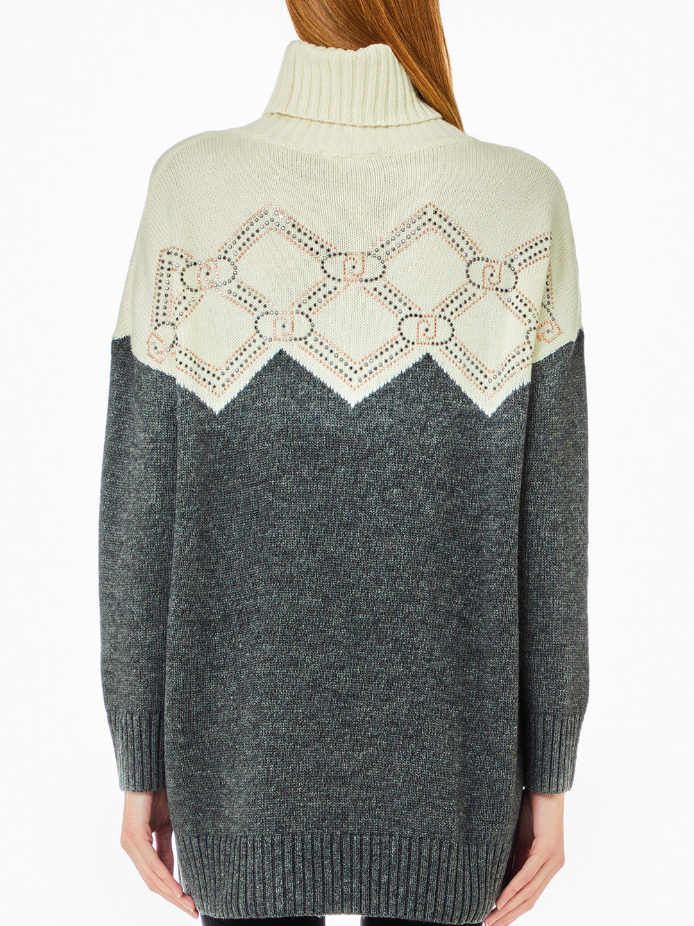 LIU.JO Maglione Donna - modello TF4235MS55L Grigio