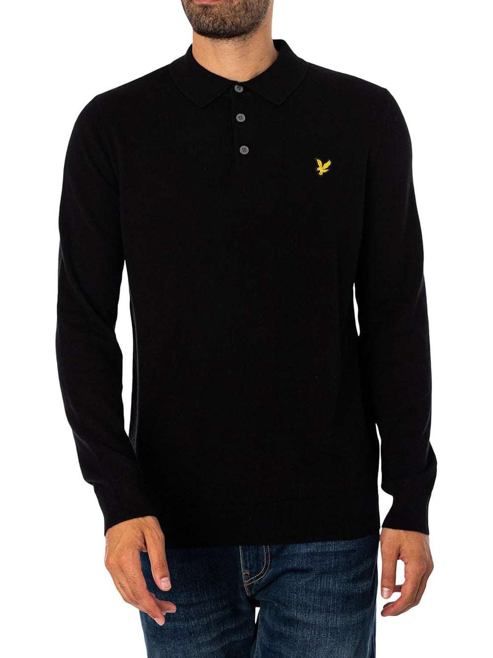 LYLE & SCOTT Maglione Uomo - modello 24WMLSKN2113V Nero