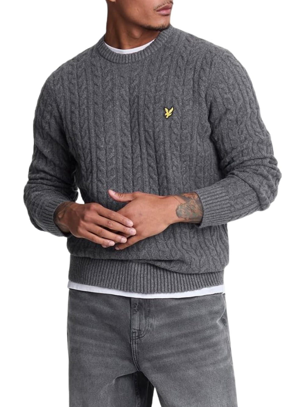 LYLE & SCOTT Maglione Uomo - modello 24WMLSKN2115V Nero