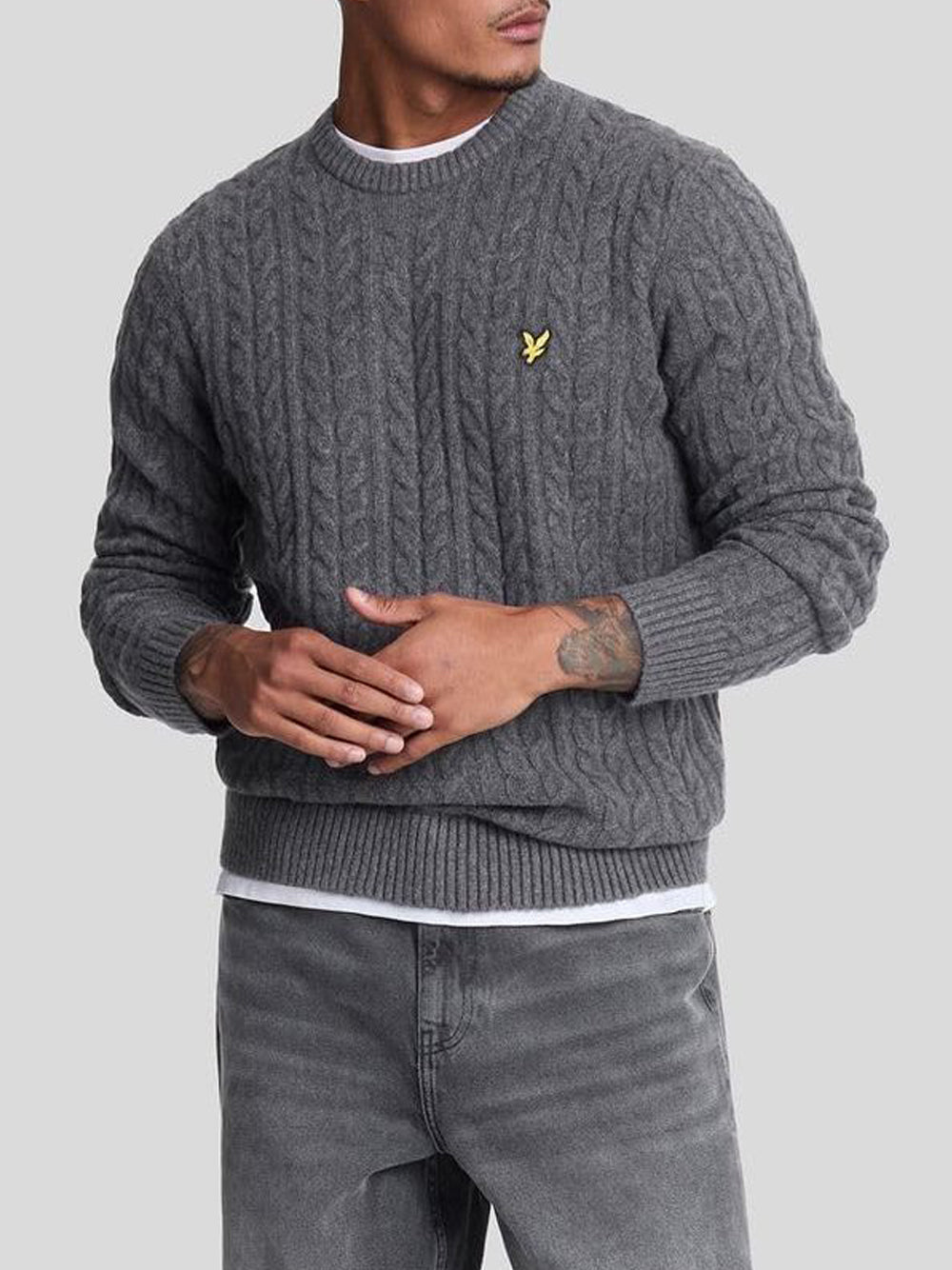 LYLE & SCOTT Maglione Uomo - modello 24WMLSKN2115V Nero