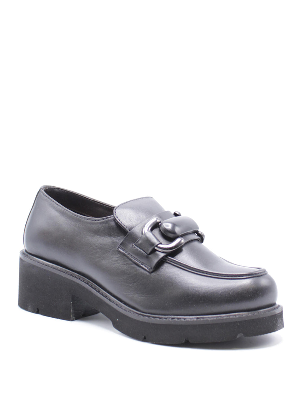 MELLUSO Mocassini con tacco Donna - modello 034329 Nero