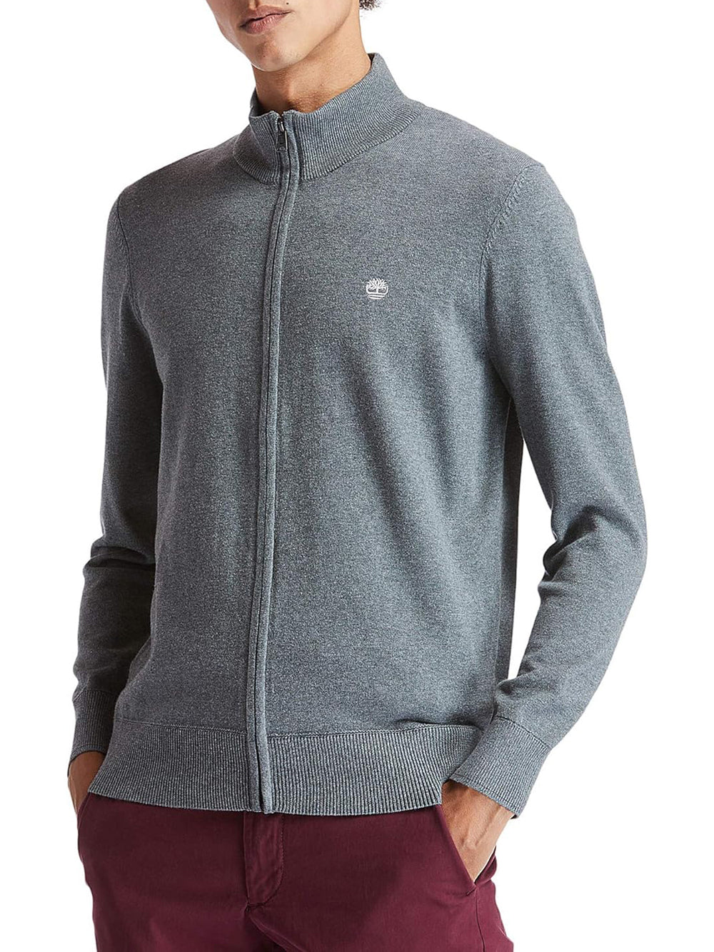 TIMBERLAND Maglione con zip Uomo - modello TB0A2BMZU141 Grigio