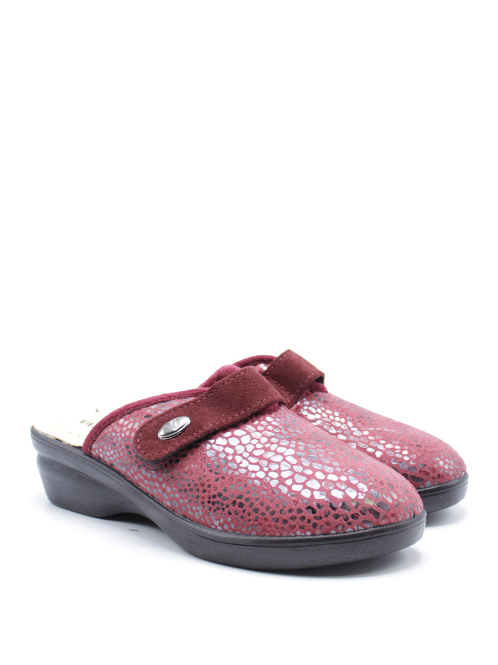 VALLEVERDE Ciabatte con strappi Donna - Bordò modello 25234 Bordeaux