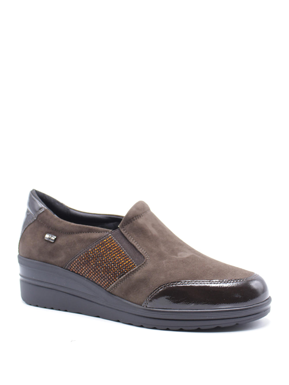 VALLEVERDE Mocassini con zeppa Donna - modello 36202A Marrone