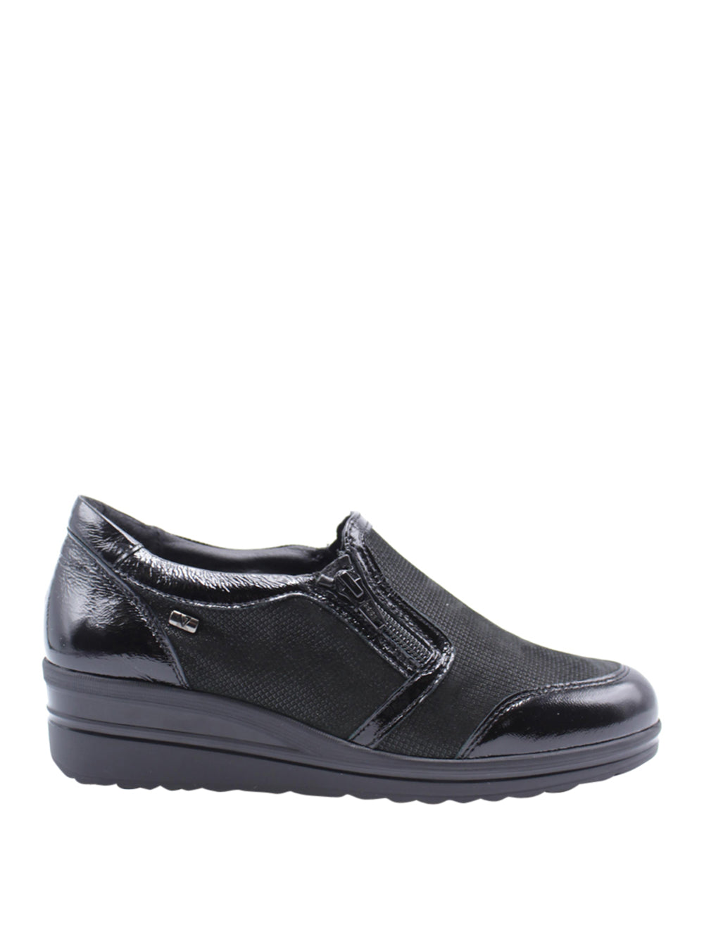 VALLEVERDE Sneakers con zeppa Donna - modello 36207 Nero