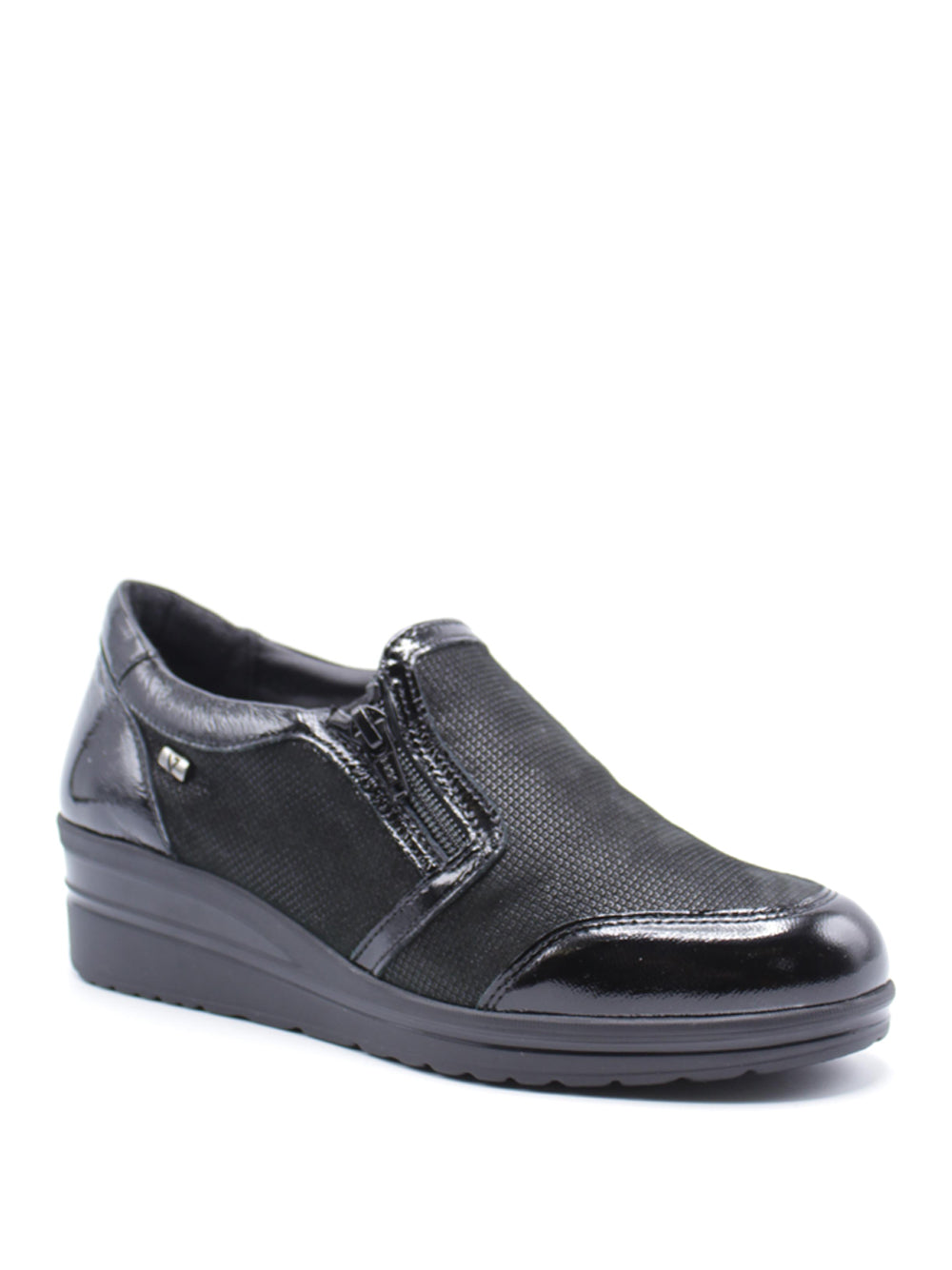 VALLEVERDE Sneakers con zeppa Donna - modello 36207 Nero